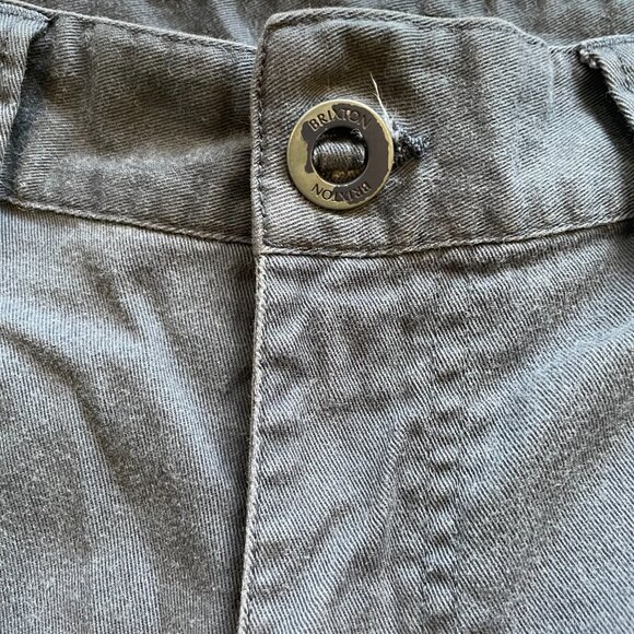 Size 30 Brixton Choice Standard Fit Grey Shorts - Picture 3 of 5